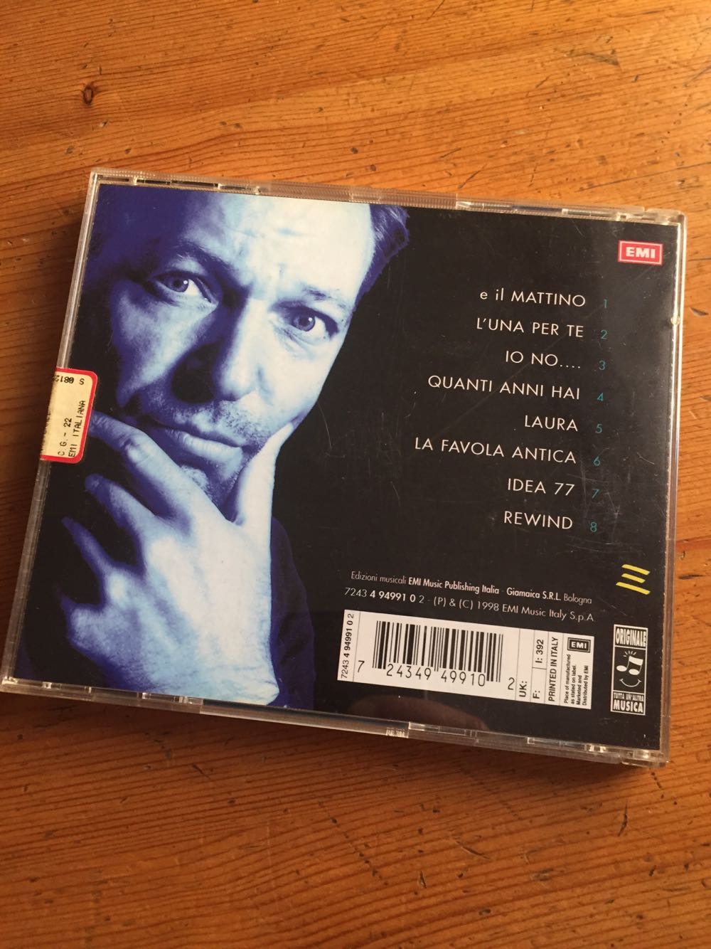 Vasco Rossi: Canzoni Per Me - Vasco Rossi (CD) music collectible [Barcode 724349499102] - Main Image 4
