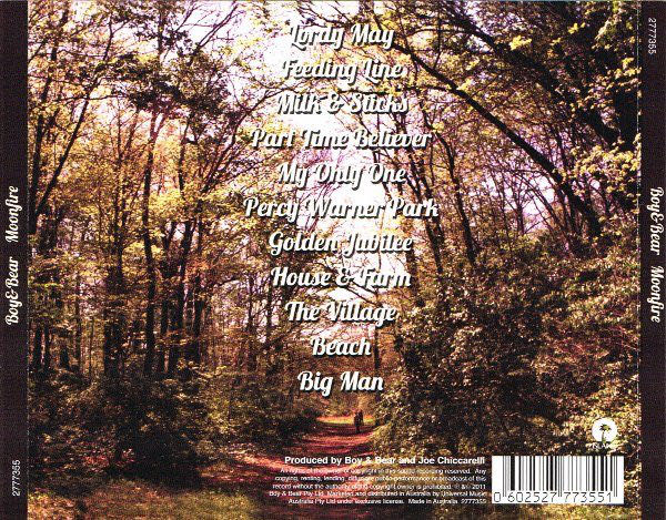 Moonfire - boy & bear (CD) music collectible [Barcode 0602527773551] - Main Image 2