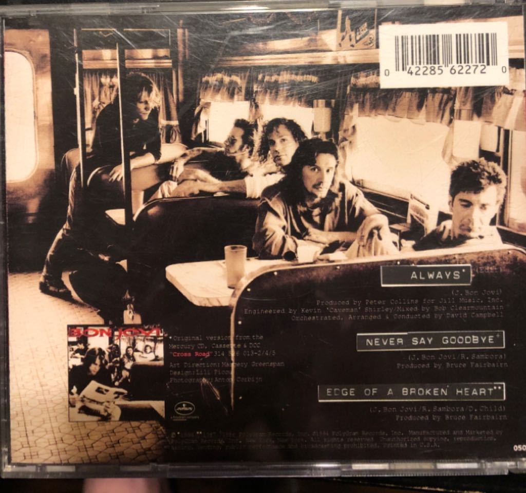 Always / Edge Of A Broken Heart - Bon Jovi (CD) music collectible [Barcode 042285622720] - Main Image 2