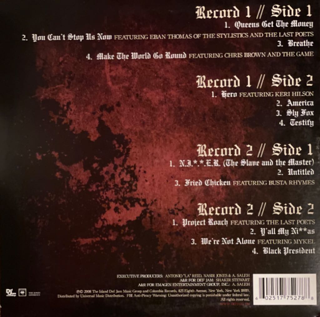 Nas - Nas (12”) music collectible [Barcode 602517752788] - Main Image 2