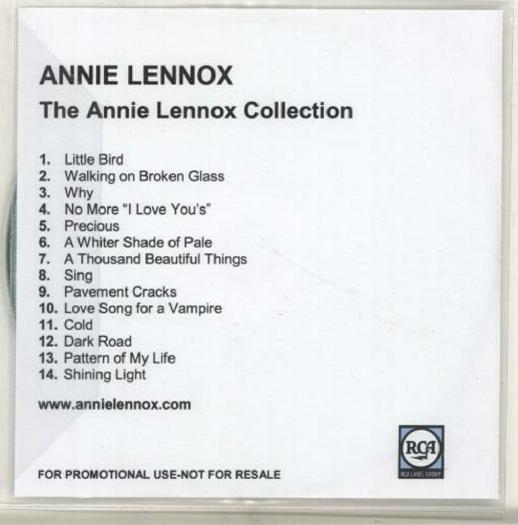 The Annie Lennox Collection - Annie Lennox (MP3 - 62.39) music collectible - Main Image 2