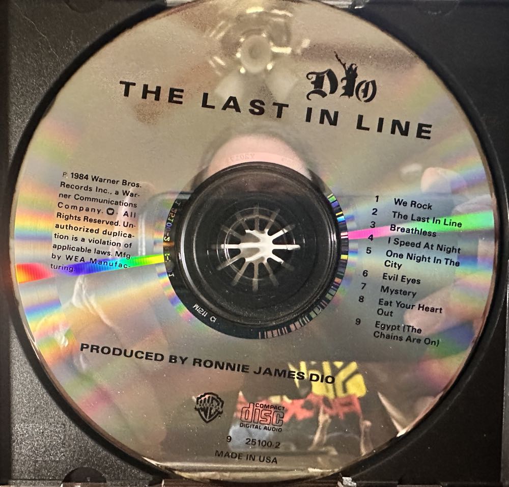 The Last in Line - Dio (CD - 41) music collectible [Barcode 075992510028] - Main Image 3