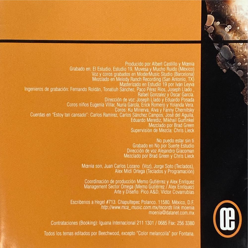 Moenia - Moenia (CD - 43) music collectible [Barcode 602557501827] - Main Image 2