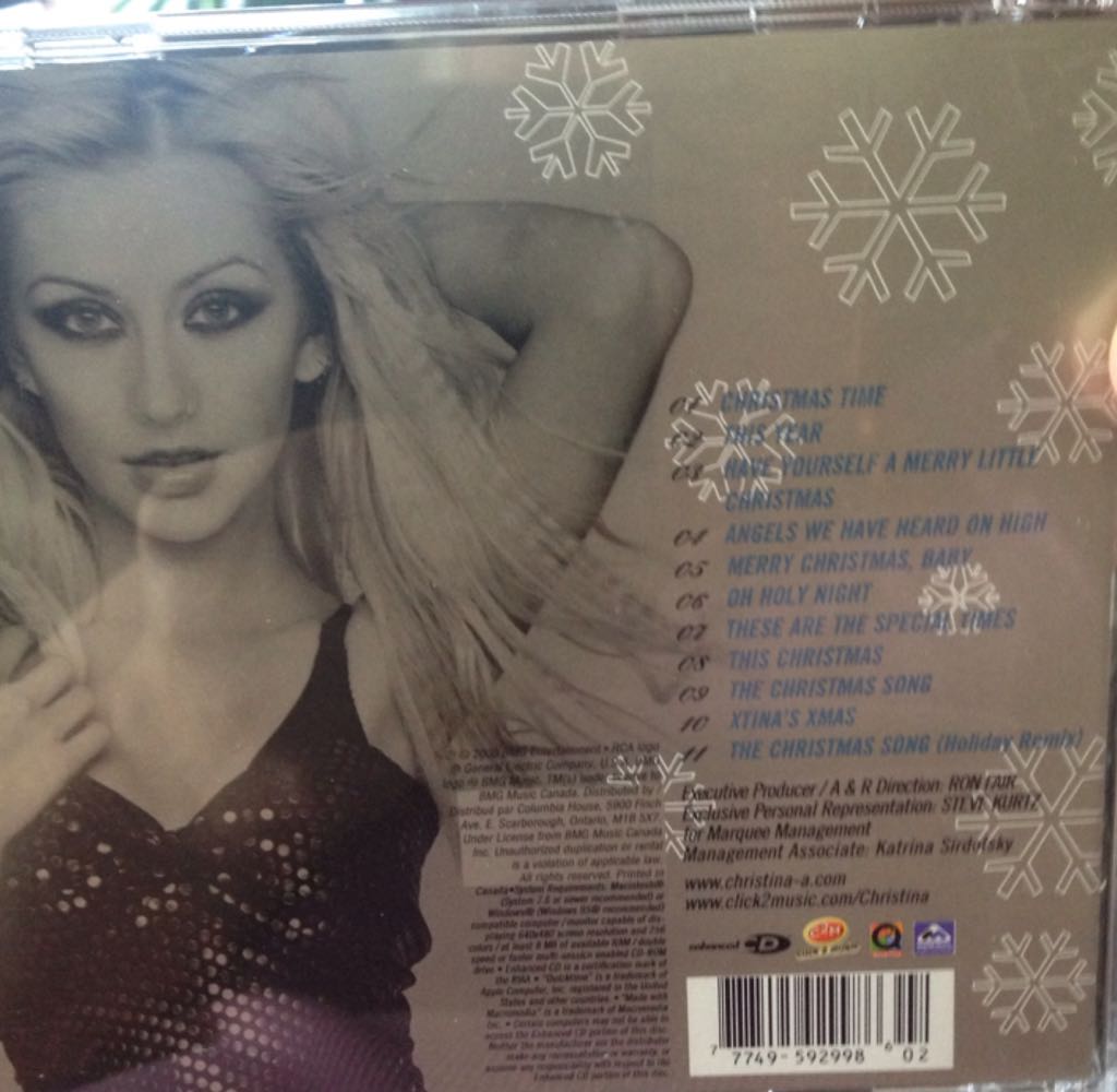 My Kind of Christmas - Christina Aguilera music collectible [Barcode 777495929986] - Main Image 2