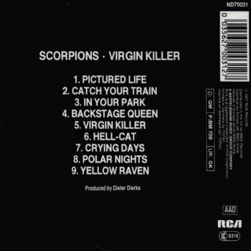 Virgin Killer - Scorpions (CD) music collectible [Barcode 035627003127] - Main Image 2