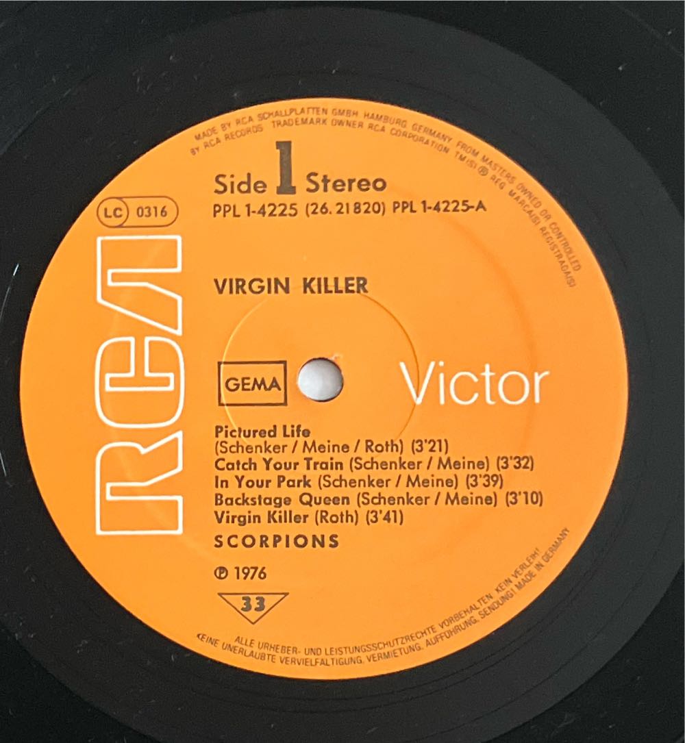 Virgin Killer - Scorpions (12” - 35) music collectible - Main Image 4