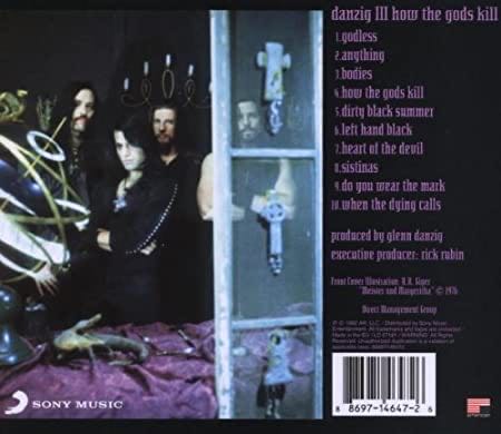 1992 Danzig III: How the Gods Kill - Danzig (CD) music collectible [Barcode 074646565728] - Main Image 2