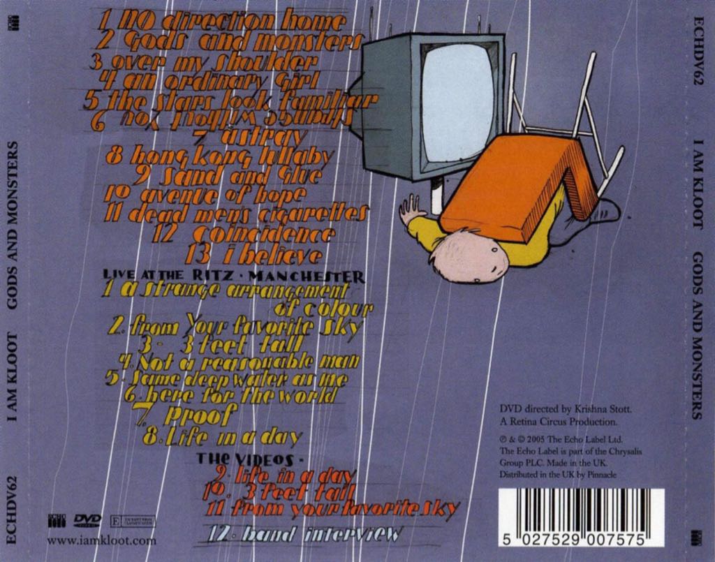 Gods And Monsters - I Am Kloot (CD) music collectible - Main Image 2