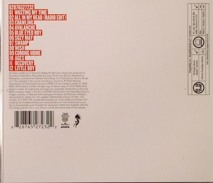 Kosheen: Kokopelli - Kosheen (CD) music collectible [Barcode 828765520324] - Main Image 2