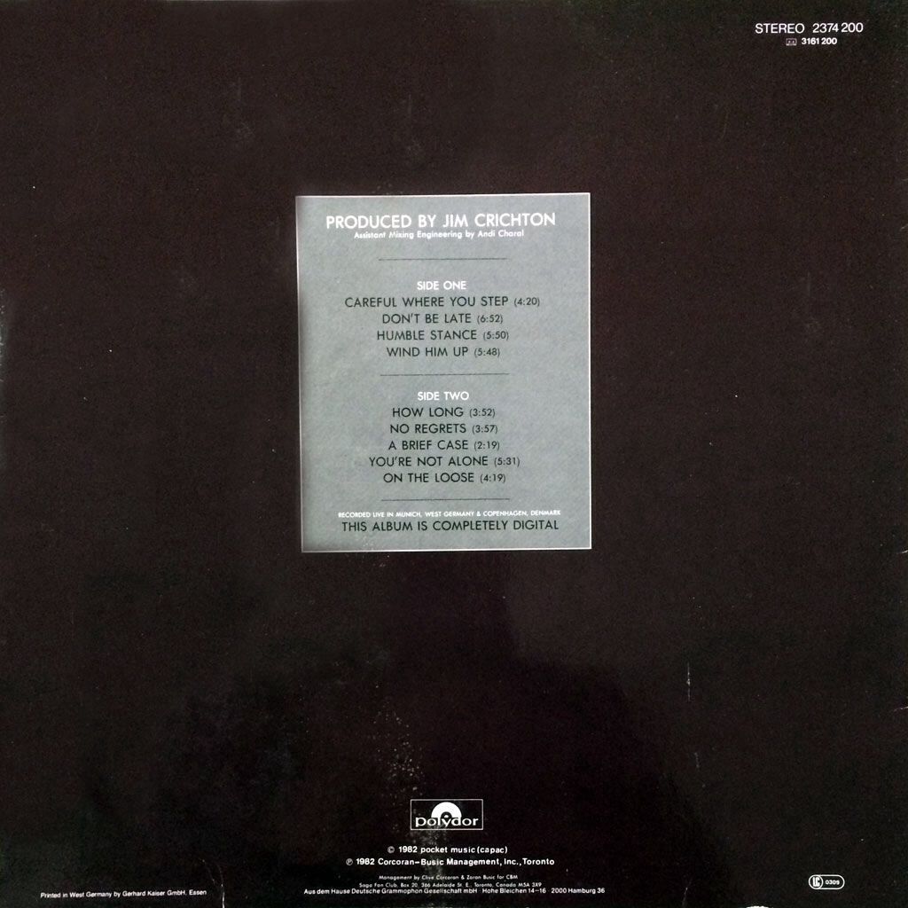 In Transit - Saga (12”) music collectible - Main Image 2