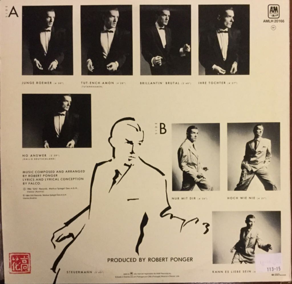 Junge Roemer - Falco (12”) music collectible - Main Image 2