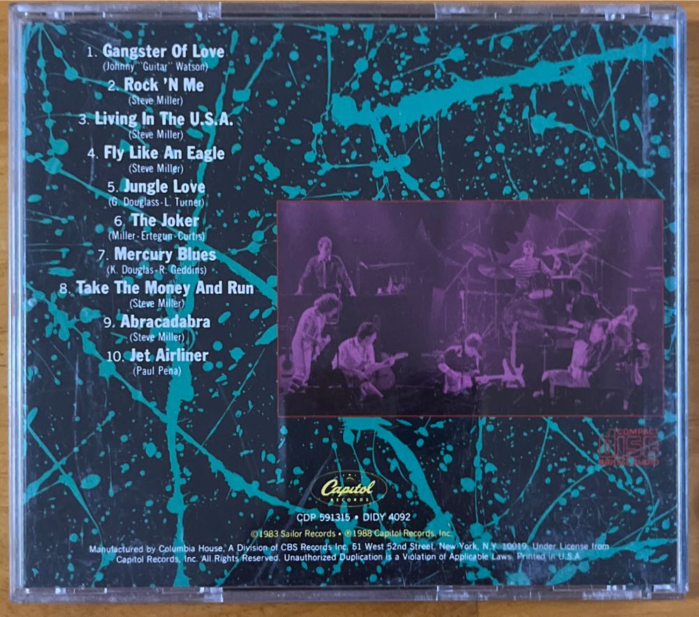 Steve Miller Band Live! - Miller Band, Steve (WAV) music collectible [Barcode 5034504304628] - Main Image 2