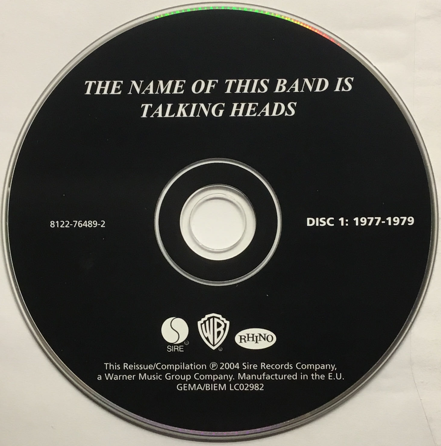 name of this band is Talking Heads, The - Talking Heads (CD - 15628) music collectible [Barcode 081227648923] - Main Image 4