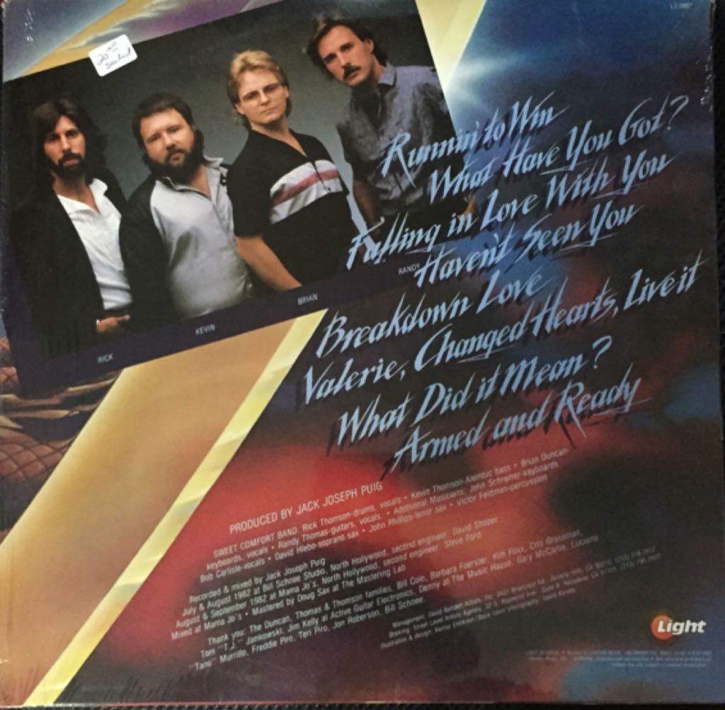 Cutting Edge - Sweet Comfort Band (12”) music collectible - Main Image 2