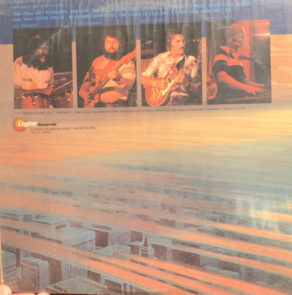 Breakin The Ice - Sweet Comfort Band (12”) music collectible [Barcode 845121012132] - Main Image 2