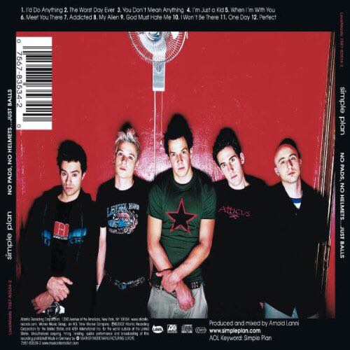 No Pads, No Helmets... Just Balls - Simple Plan (CD - 40) music collectible [Barcode 075679311924] - Main Image 2