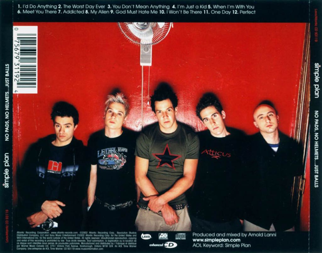 No Pads, No Helmets... Just Balls - Simple Plan (CD - 4642) music collectible - Main Image 2