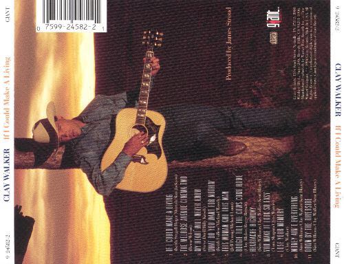 If I Could Make a Living - Clay Walker (CD) music collectible - Main Image 2