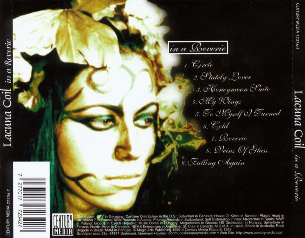 CD : In A Reverie - Lacuna Coil (CD) music collectible [Barcode 727701793429] - Main Image 2