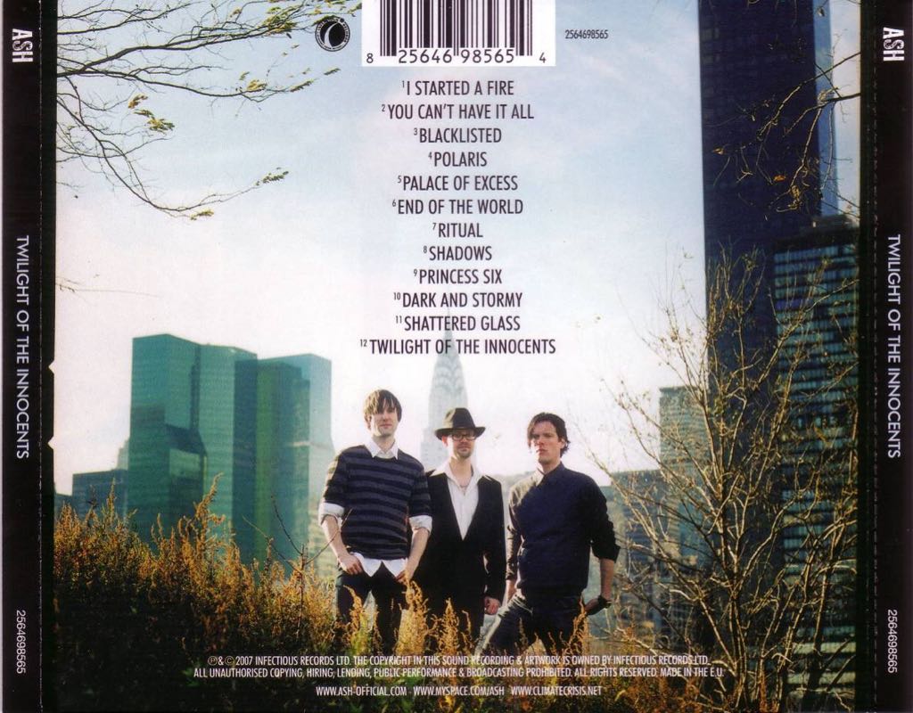 Twilight of the Innocents - Ash (CD - 51:26) music collectible [Barcode 9325583044250] - Main Image 2