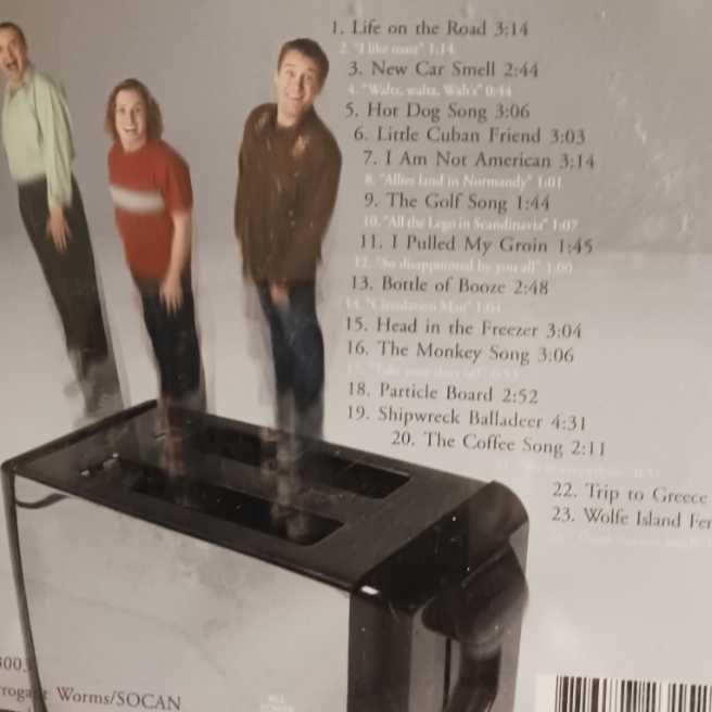 Toast! - Arrogant Worms (CD) music collectible [Barcode 776127231527] - Main Image 2