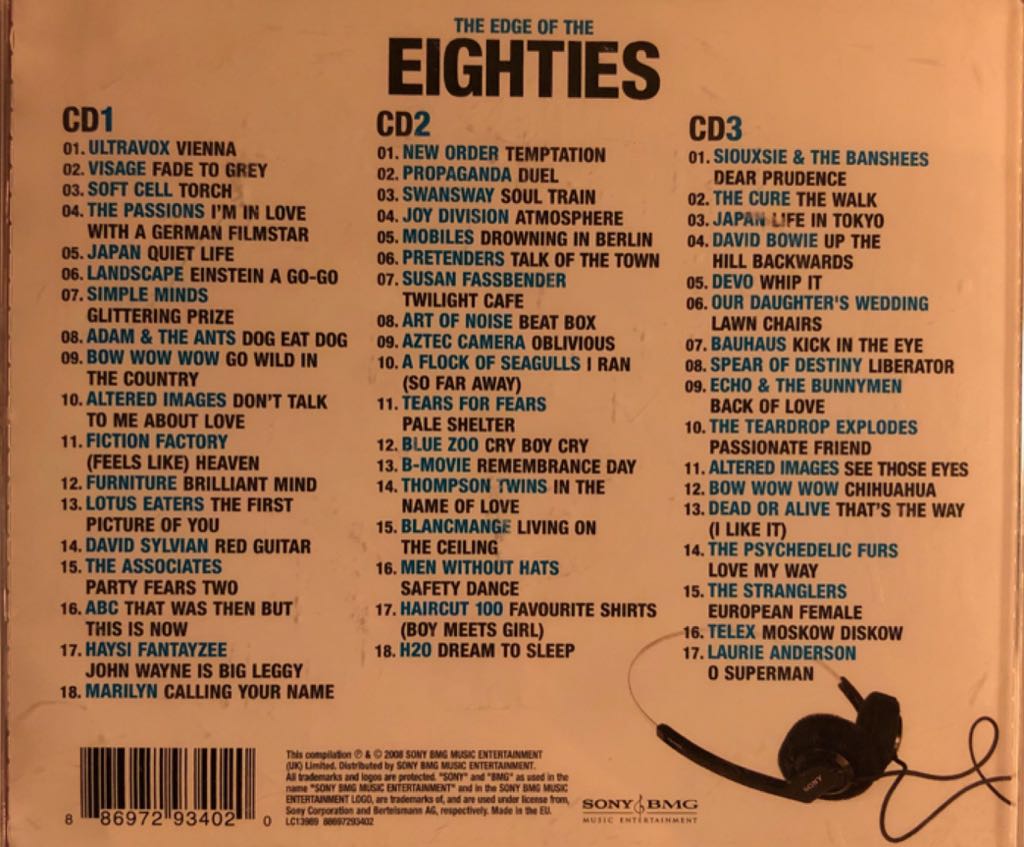 Edge of the 80s - Various Artists (CD) music collectible [Barcode 886972934020] - Main Image 2