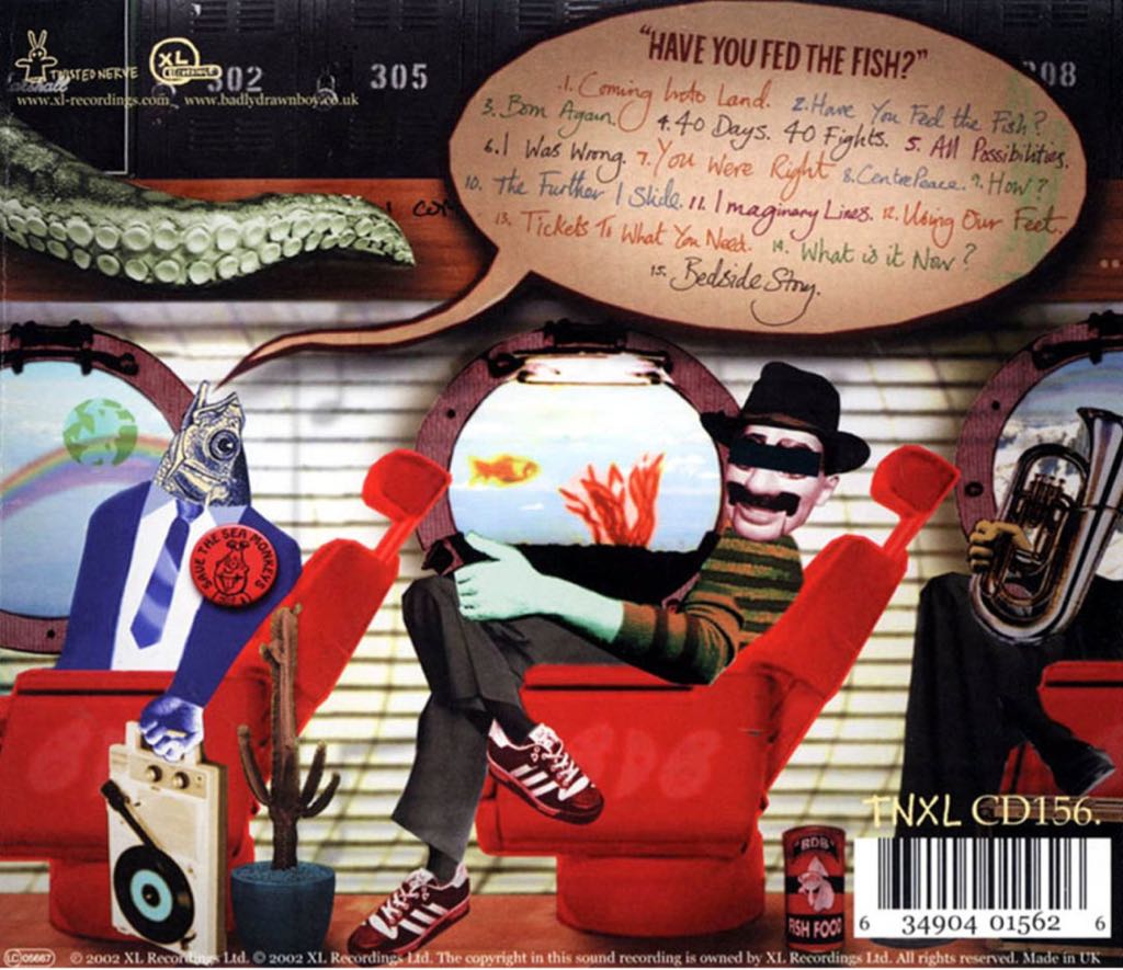 Have You Fed the Fish? - Badly Drawn Boy (CD-R - 50) music collectible [Barcode 801190106622] - Main Image 2