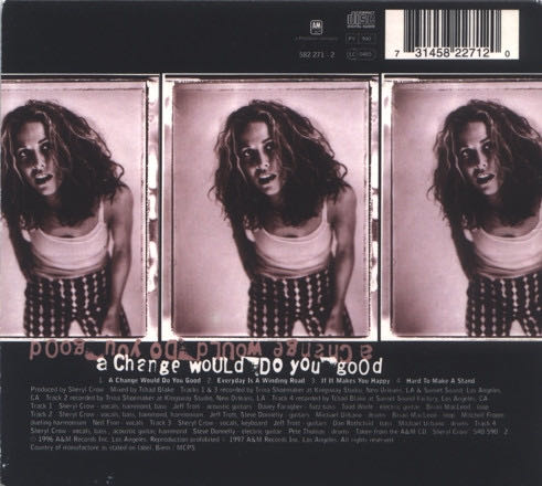 Change Will Do You Good - Crow, Sheryl (CD) music collectible [Barcode 731458227120] - Main Image 2