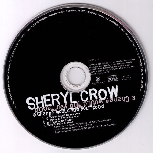 Change Will Do You Good - Crow, Sheryl (CD) music collectible [Barcode 731458227120] - Main Image 3