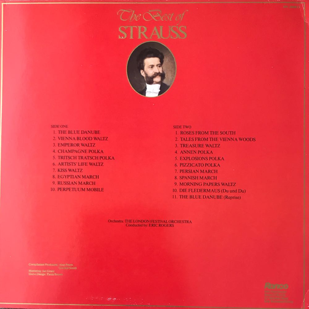 The Best Of Strauss - Strauss (12”) music collectible [Barcode 056775010324] - Main Image 2