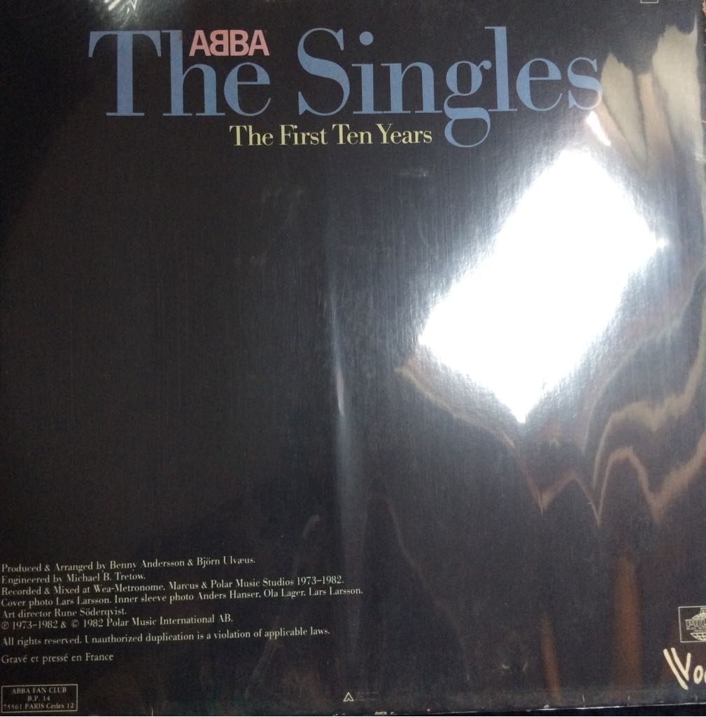 The Singles The First Ten Years - Abba music collectible - Main Image 2