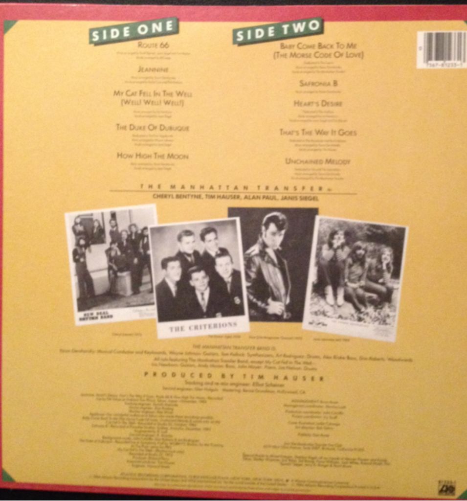 Bop Doo-Wopp - Manhattan Transfer (12” - 29) music collectible - Main Image 2