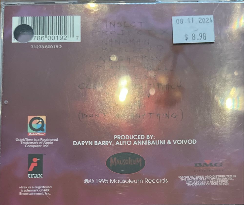 Negatron - Voivod (CD) music collectible [Barcode 712786001927] - Main Image 2