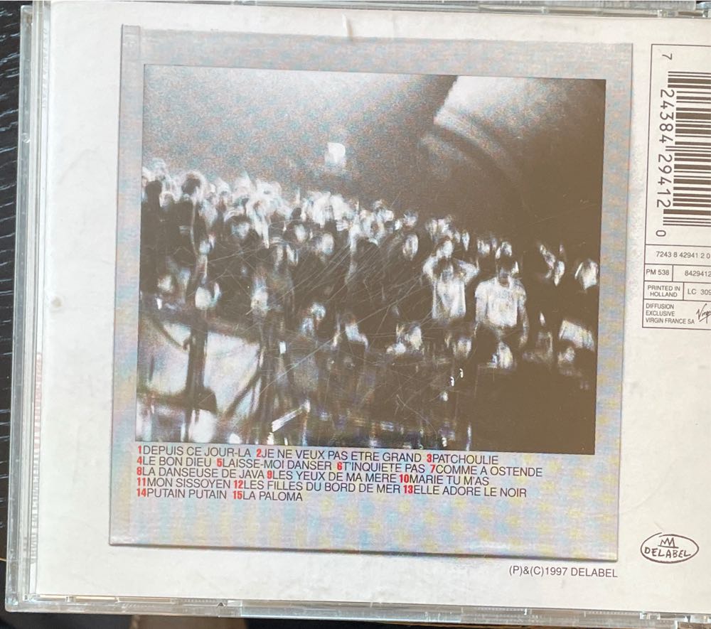 En Concert a la Francaise - Arno (CD) music collectible [Barcode 724384294120] - Main Image 2