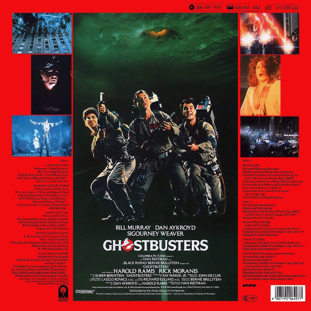 Ghostbusters (Original Soundtrack Album) - Soundtrack (12”) music collectible [Barcode 078221824613] - Main Image 2