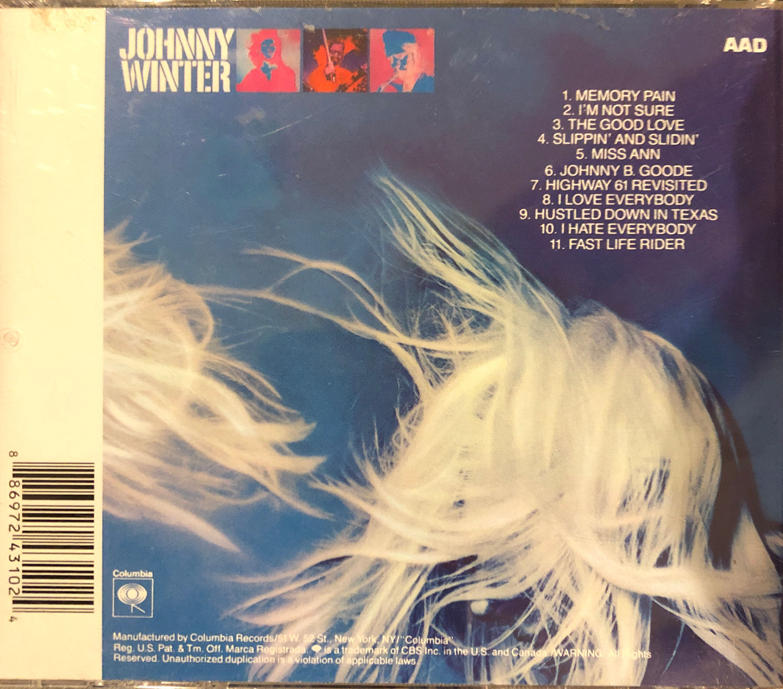Second Winter - Johnny Winter (12”) music collectible - Main Image 2