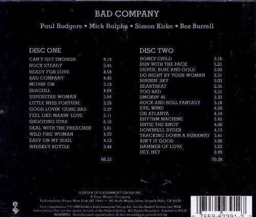 Original Bad Company Anthology, The - Bad Company (CD) music collectible - Main Image 2