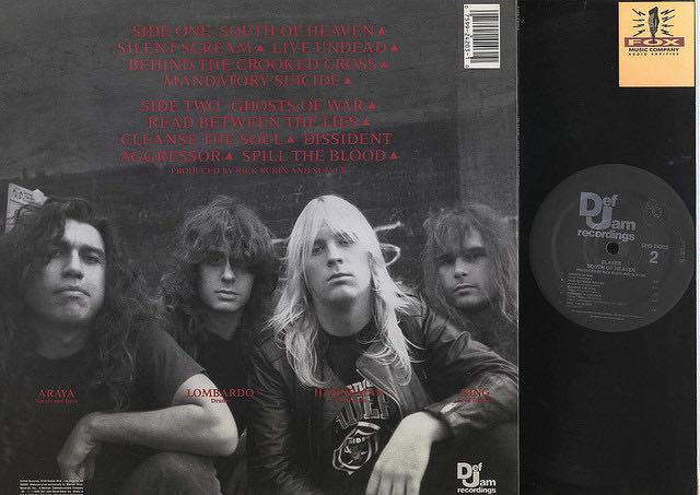 South Of Heaven - Slayer (12” - 45) music collectible [Barcode 602537467921] - Main Image 2