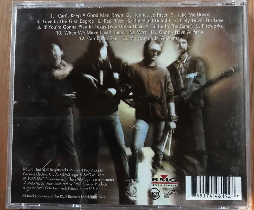 Live - Alabama (CD) music collectible [Barcode 755174461927] - Main Image 2
