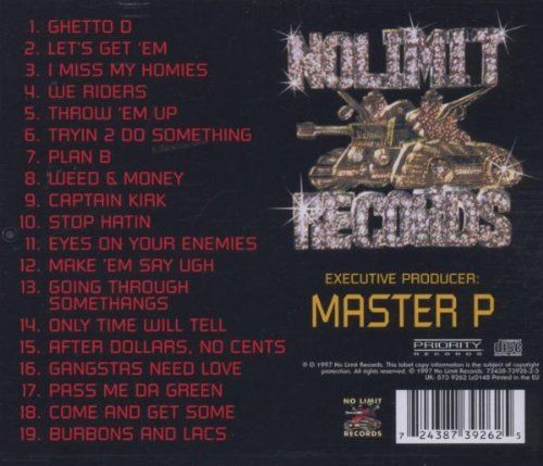 Ghetto D - Master P (CD - 80) music collectible [Barcode 724387392625] - Main Image 2