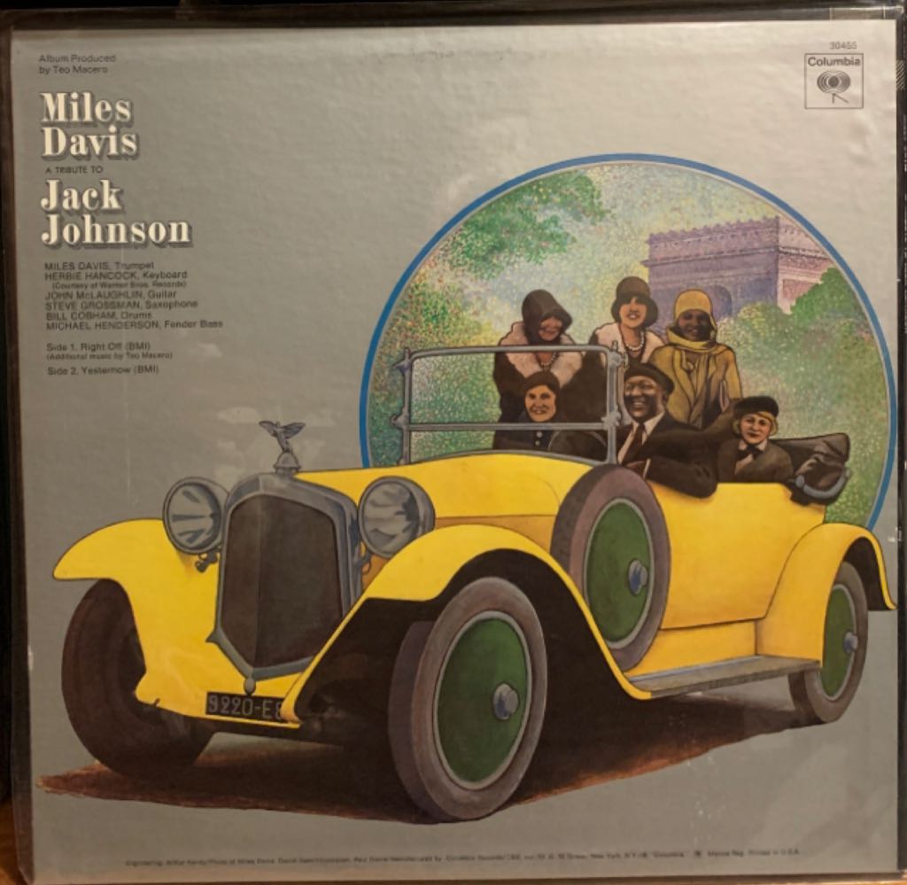 Tribute To Jack Johnson, A - Davis, Miles (12”) music collectible - Main Image 2