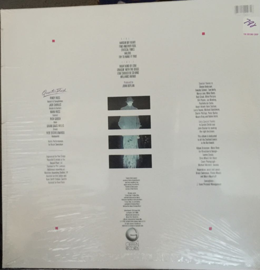 Quarterflash - Quarterflash (12”) music collectible - Main Image 2