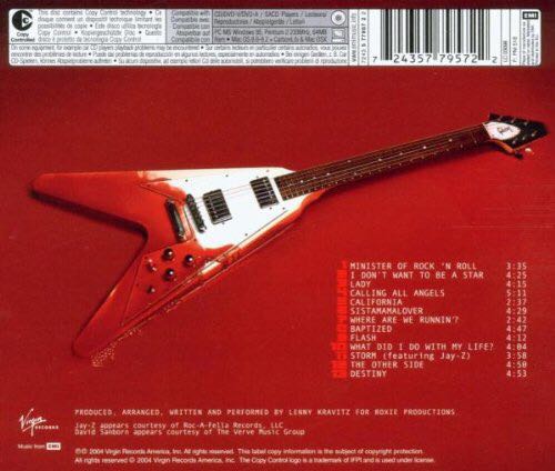 Baptism - Kravitz, Lenny (CD - 53) music collectible - Main Image 2