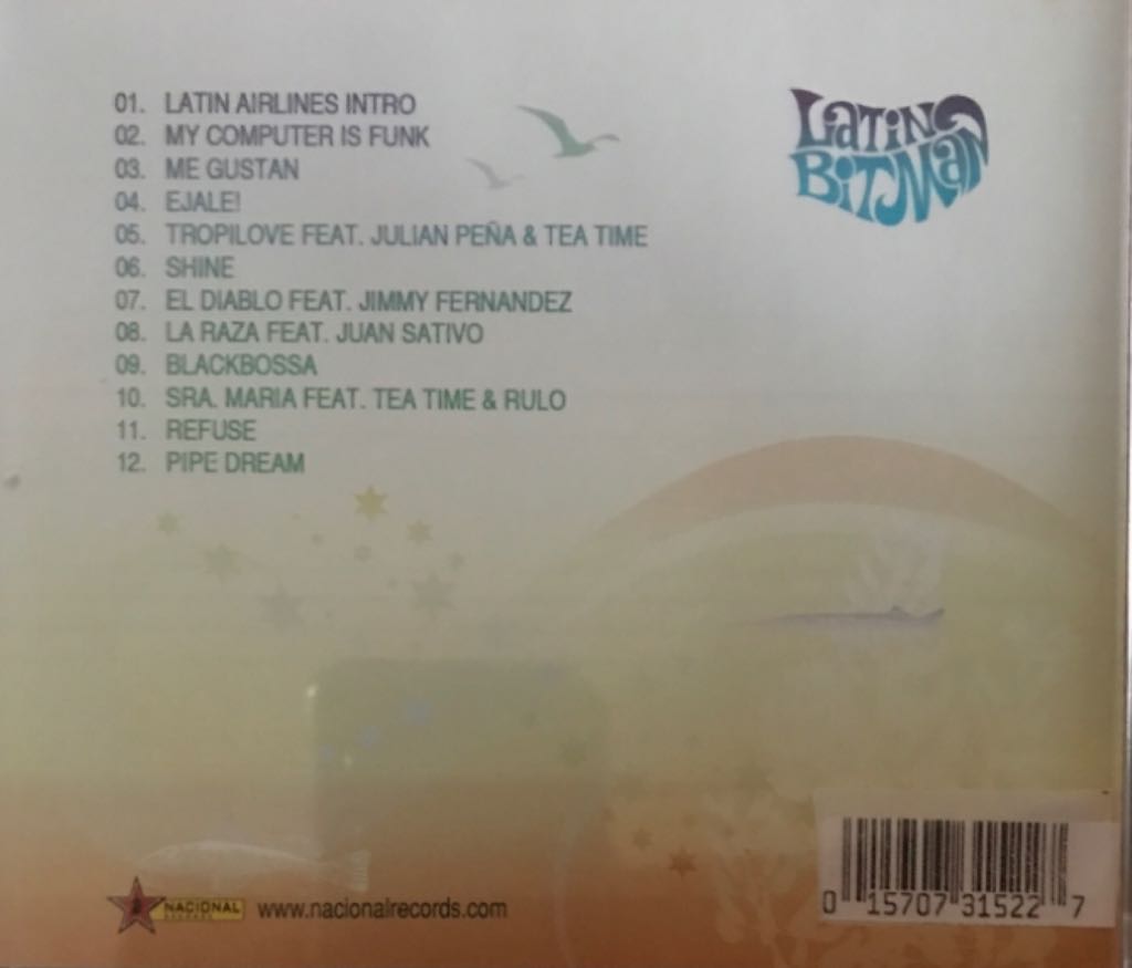 Latin Bitman - DJ Bitman (CD) music collectible [Barcode 718122000227] - Main Image 2