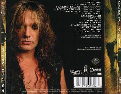 Angel Down - Sebastian Bach (CD - 54) music collectible [Barcode 5099951501822] - Main Image 2