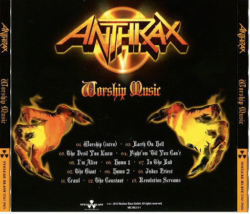 Worship Music - Anthrax (CD - 65) music collectible [Barcode 020286160144] - Main Image 4