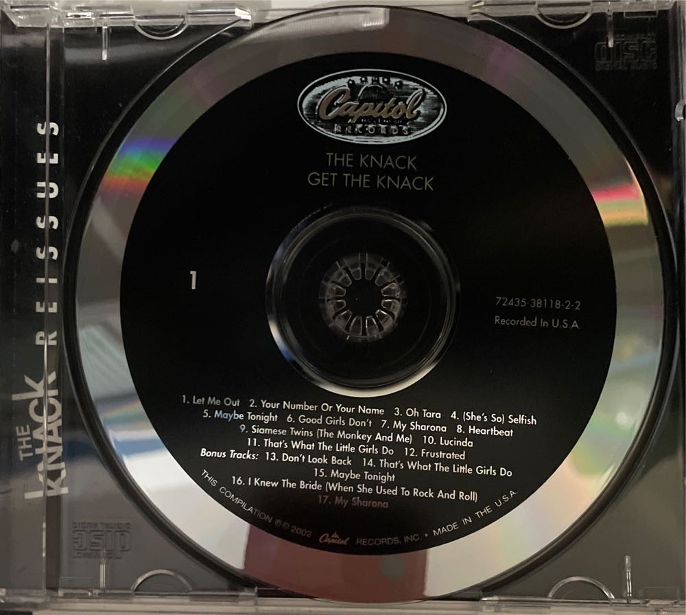 Get The Knack - Knack, The (CD) music collectible [Barcode 724353811822] - Main Image 3