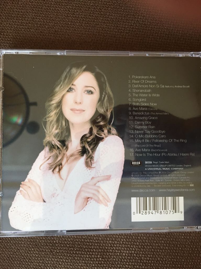 River of Dreams: The Very Best of Hayley Westenra - Hayley Westenra (CD) music collectible [Barcode 028947810759] - Main Image 2