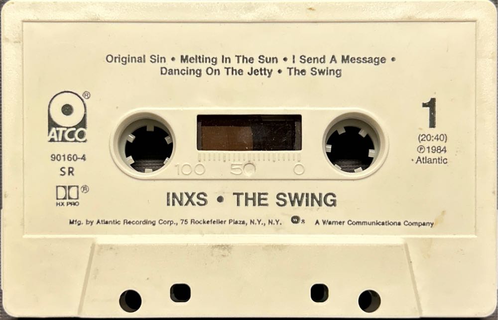 Swing, The - INXS (Cassette) music collectible [Barcode 075679016041] - Main Image 3