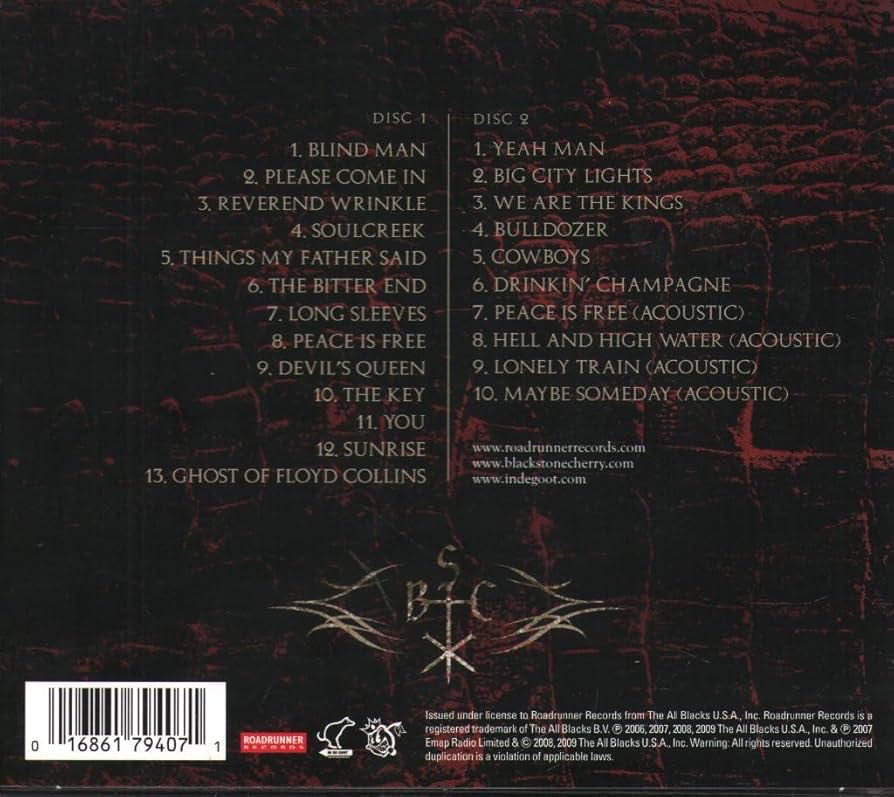 Folklore And Superstition (Special Edition) - Black Stone Cherry (CD - 89) music collectible [Barcode 016861794071] - Main Image 2